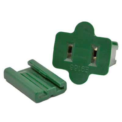 Female Slide Plug, Green, 25-Pk.
