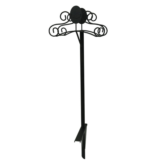 Liberty Garden 125 ft. Black In Ground Hose Stand