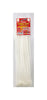 Tool City  14.5 in. L White  Cable Tie  100 pk