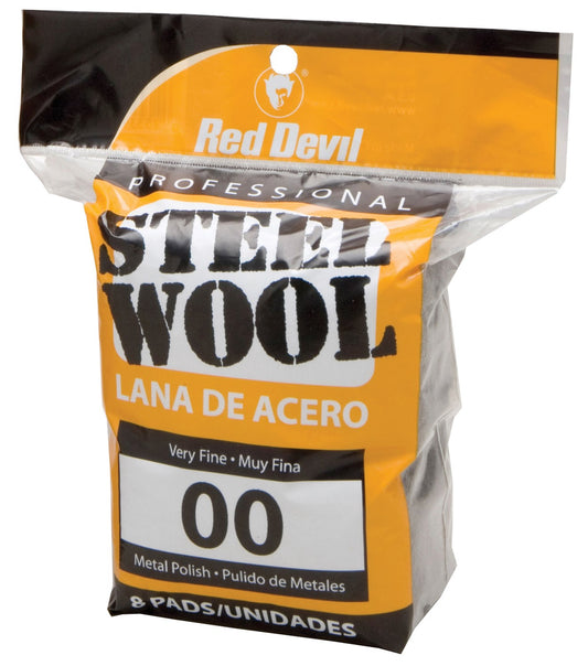Red Devil 0322 #00 Steel Wool 8 Pack