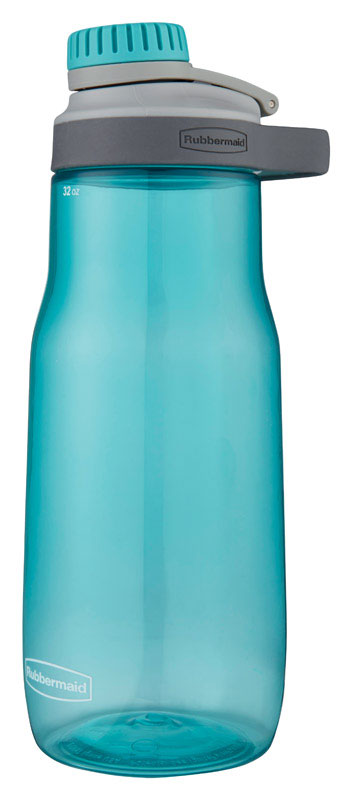 Rubbermaid  32 oz. Water Bottle  Aqua Water Blue
