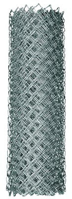 Chain Link Fence Fabric, Galvanized, 12.5-Ga., 60-In. x 50-Ft.