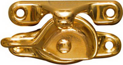 Window Sash Lock, Polished Solid Brass