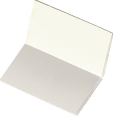 Mounting Strips, Double-Sided Adhesive, White, 1/2 x 1-In., 18-Pk.