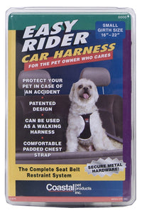 Dog Car Harness, Black, Small