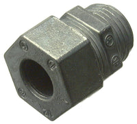 Halex 16912B 1/2" Zinc Strain Relief Cord Connector