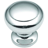 Hickory Hardware P548-CH 1-1/4" Round Chrome Eclipse Cabinet Knob
