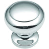 Hickory Hardware P548-CH 1-1/4" Round Chrome Eclipse Cabinet Knob