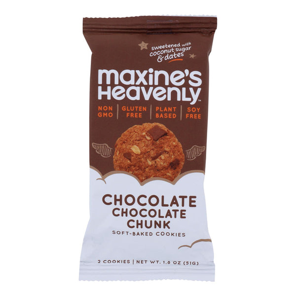 Maxine's Heavenly Cookies - Cky Snpk Chocolate Choc Chnk - Case of 10 - 1.8 OZ