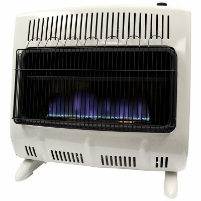 Blue Wall Heater, Vent-Free, White, 30,000 BTU, For 1,000 Sq. Ft.