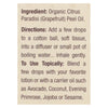 Nature's Answer - Organic Essential Oil - Grapefruit - 0.5 oz.