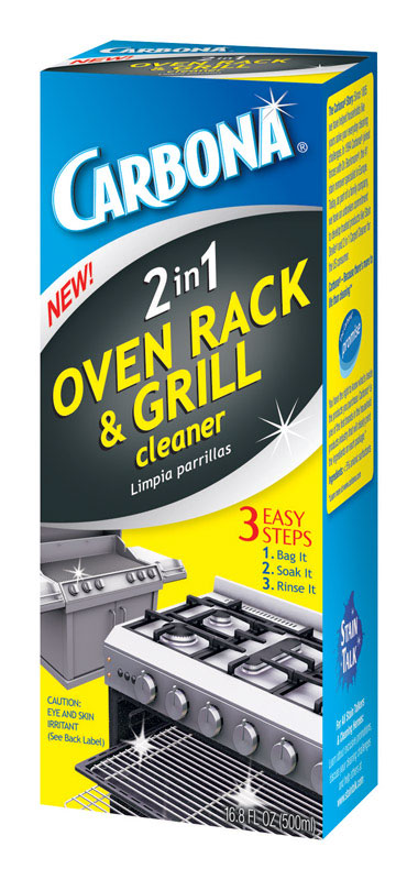 Carbona Stainless Steel Blue No Scent 2-In-1 Liquid Oven Rack and Grill Cleaner 16.8 oz.