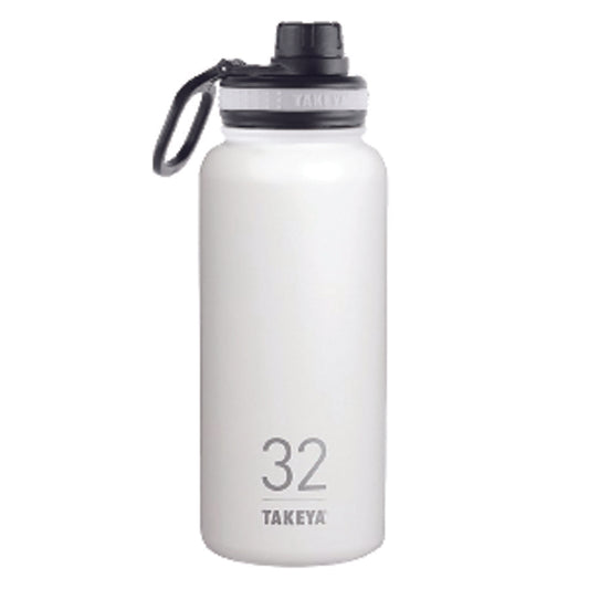 Takeya  32 oz. Double Walled  Water Bottle  White