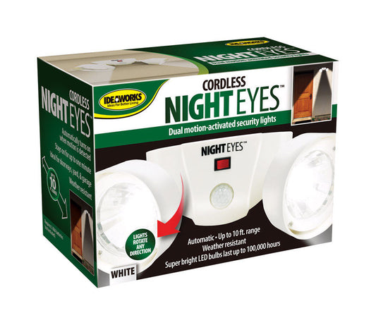 IDEAWORKS  Night Eyes  White  LED  Sensor Light