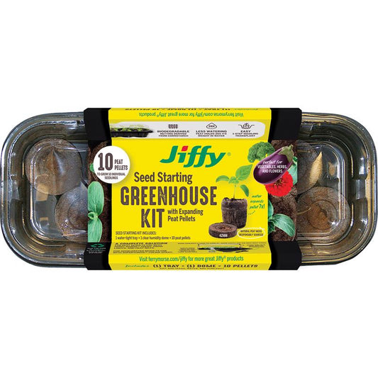 Jiffy 2.25 in. H X 4.5 in. W X 9 in. L Greenhouse Peat Pellet Tray 1 pk