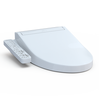 TOTO® WASHLET® C2 Electronic Bidet Toilet Seat with PREMIST and EWATER+ Wand Cleaning, Elongated, Cotton White - SW3074#01