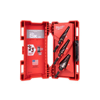 Milwaukee  SHOCKWAVE  High Speed Steel  Impact Step Bit Set  3 pc.