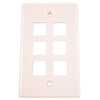 Monster Cable Just Hook It Up Almond 6 gang Plastic Keystone Wall Plate 1 pk