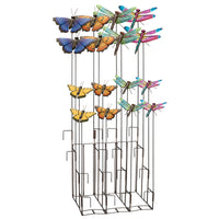 Regal Art & Gift Assorted Metal 36.5 in. H Butterfly/Dragonfly Outdoor Garden Stake (Pack of 16)