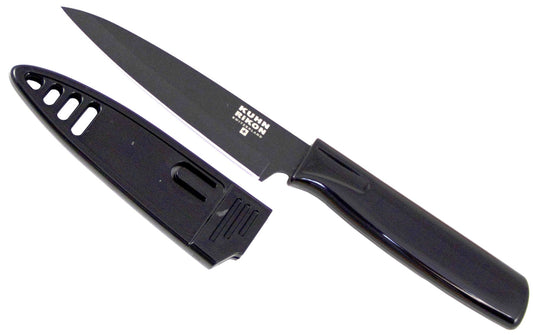 Kuhn Rikon 2817 4" Blade Black Paring Knife