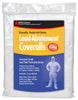 Buffalo Unisex Polypropylene Laminated Hooded Coverall W/Boot White L 1 pk