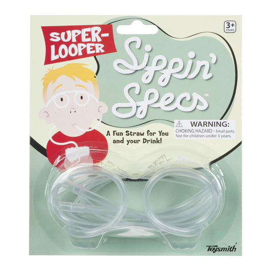 Toysmith Sipping Specs Straw Plastic Clear