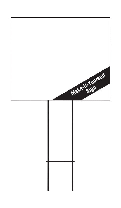Hy-Ko Blank Sign Plastic 20 in. H x 24 in. W (Pack of 5)