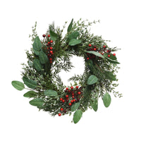 Decoris Decorated Christmas Wreath (Pack of 4)