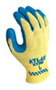 Showa  Atlas  Unisex  Indoor/Outdoor  Kevlar  Coated  Work Gloves  Blue/Yellow  M