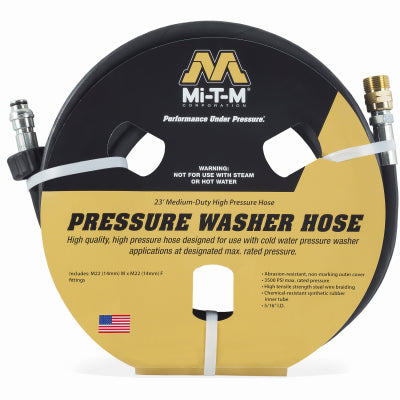Mi-T-M  3500 psi 23 ft. L Pressure Washer Extension Hose