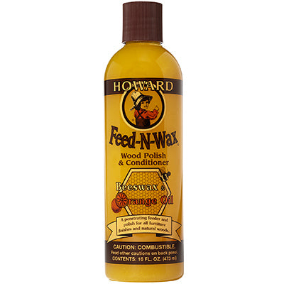 Howard Feed-N-Wax Orange Scent Wood Protector 16 oz. Gel