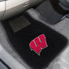 University of Wisconsin Embroidered Car Mat Set - 2 Pieces
