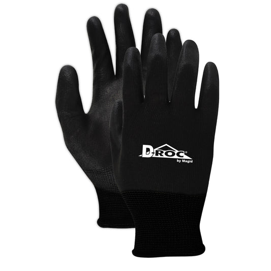 HandMaster  Men's  Indoor/Outdoor  Knit  Cut Resistant  Work Gloves  Black  M  1 pair
