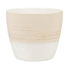 Scheurich 5 in. H x 5-1/2 in. W Ceramic Vase Planter Vanilla Cream (Pack of 4)
