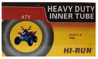 ATV Tube, 20 x 8.00/21 x 7.00-10 In., Tr6 Valve Stem