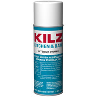 Kitchen & Bath Spot Primer, oil-Based, White, 13-oz. Aerosol (Pack of 6)