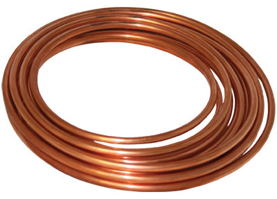 Dehydrated Refrigeration Coil Tube, 0.625-Inch O.D. x 50-Ft.