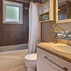 Peel and Impress  9.3 in. W x 11 in. L Multiple Finish (Mosaic)  Vinyl  Adhesive Wall Tile  4 pc.