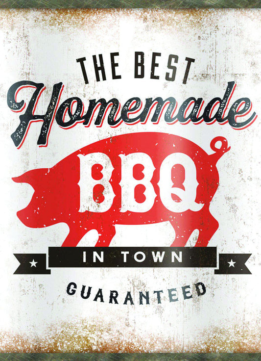 Open Road Brands Butcher Baker BBQ Maker The Best Homade BBQ In Town Oil Can Tin (Pack of 3)