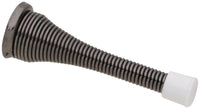 National Hardware Steel w/Plastic Tip Pewter Spring Door Stop Mounts to wall