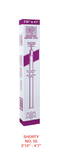 Marshall Stamping Extend-O-Post 2.5 in.   D X 55 in.   H Jack Post 10000 lb