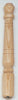 Waddell 11-3/4 in. H Early American Wood Table Leg