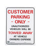 Hy-Ko English White Informational Sign 19 in. H X 15 in. W