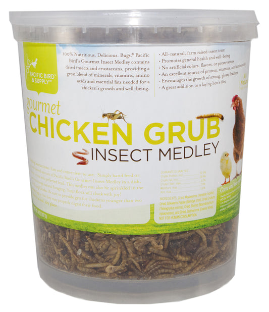 Pacific Bird & Supply Co Inc Pb-0064 14 Oz Gourmet Chicken Grub Insect