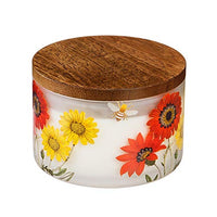 ZCANDLES RED FLORALS