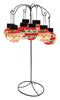 Alpine LED Ball Ornaments Christmas Decoration Multicolored Polyresin (Pack of 12)
