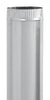 Galvanized Furnace Pipe, 28 Gauge Galvanized, 6 x 24-In.