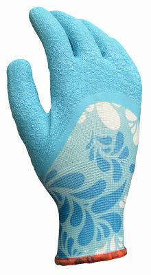 Digz Women's Indoor/Outdoor Gardening Gloves Blue L 1 pk