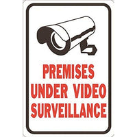 12x18 ALUM VIDEO SURVEIL SIGN