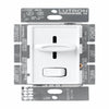 Lutron Skylark White 600 W Slide Dimmer Switch 1 pk